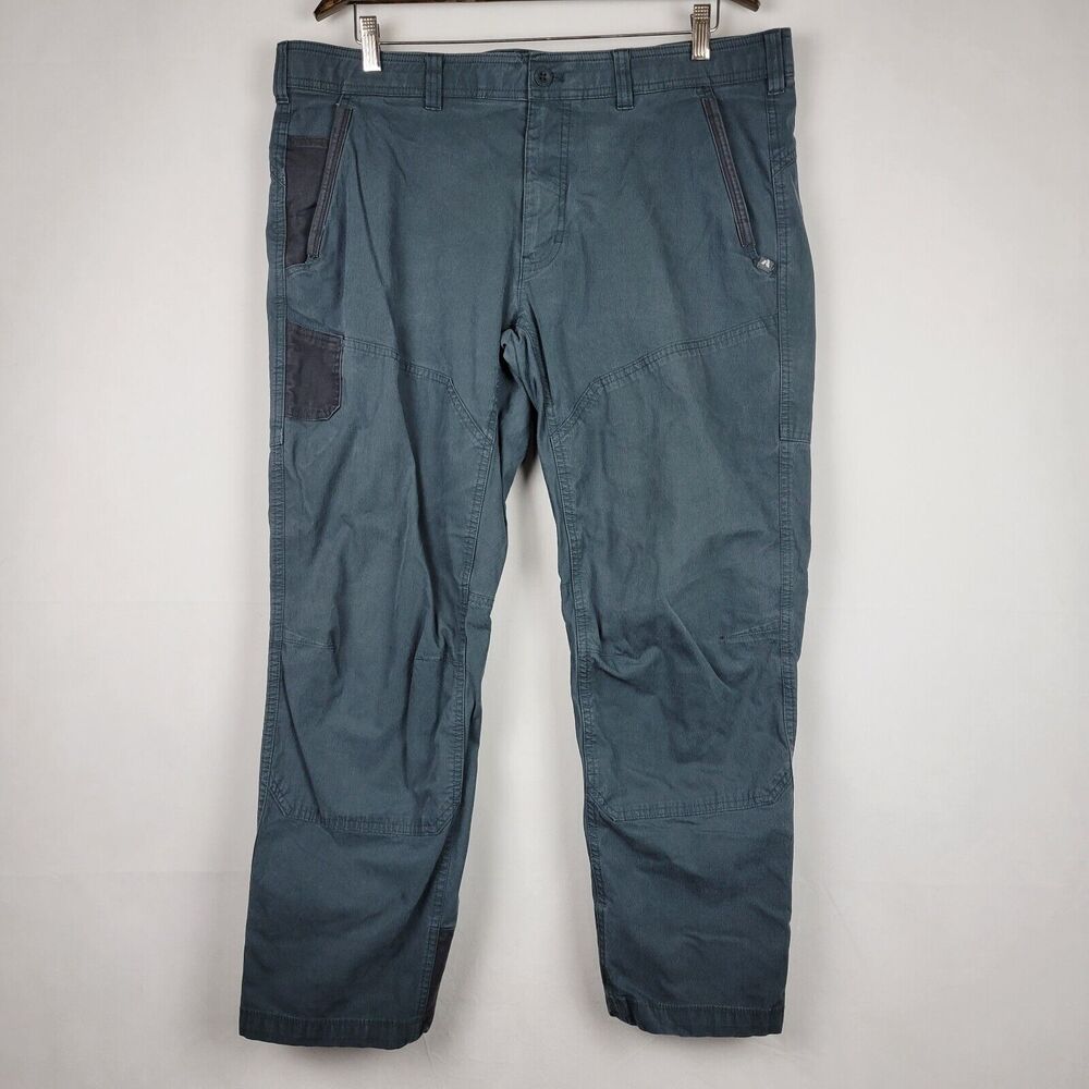 Eddie Bauer First Ascent Guides Day Off Pants 38x30 Blue Stretch Tactical Hike